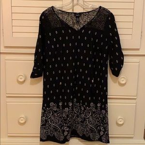 Black and white dress